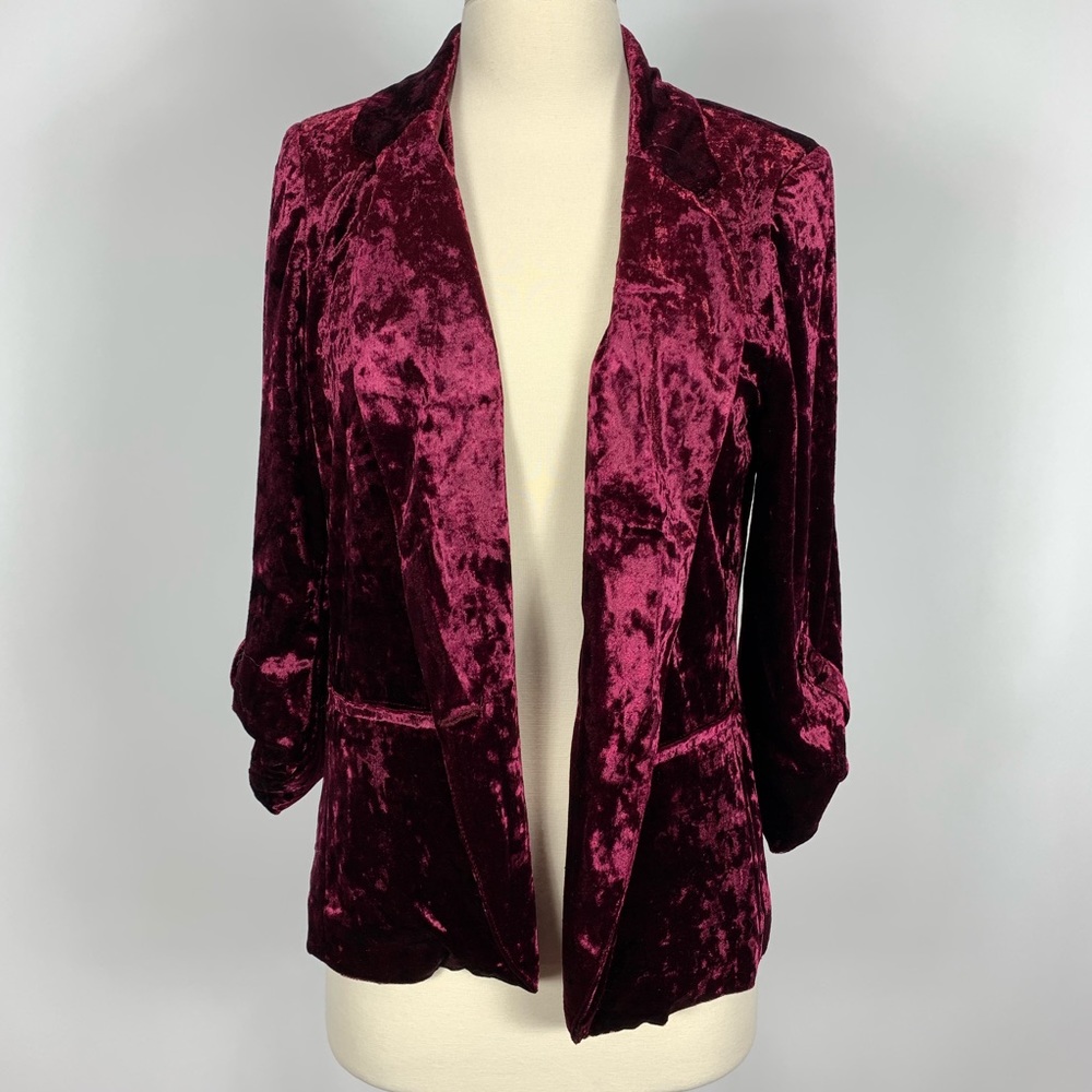 Stitch Fix Skies are Blue velvet blazer